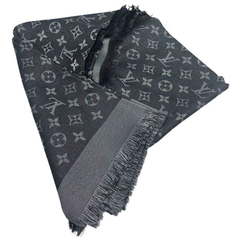 louis vuitton men's scarf|louis vuitton scarf men grey.